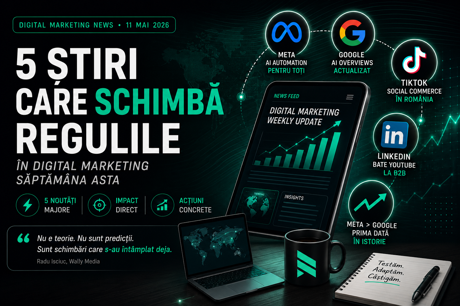 5 știri de digital marketing care schimbă regulile săptămâna asta — Wally Media